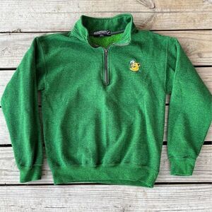 Barefoot Women’s Green Quarter-Zip Pullover Sweater‎ Size S Casual